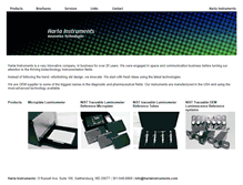 Tablet Screenshot of hartainstruments.com